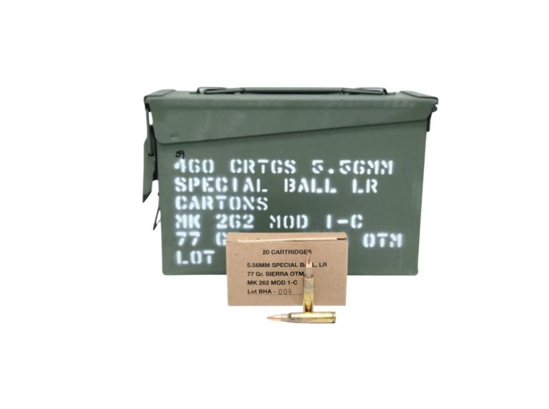 Black Hills 5.56x45mm MK262 MOD 1 C 77 Grain OTM 1 1 1